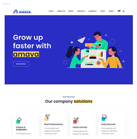 Startup Agency and SasS Business Template