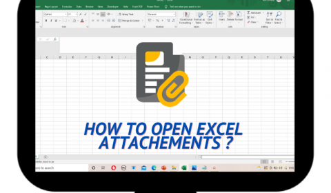 How to Open Excel attachments?