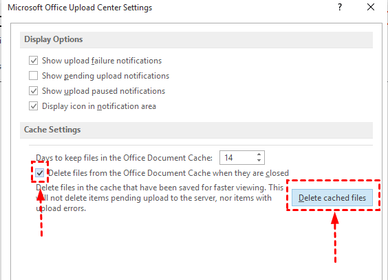 How to resolve office upload  error in Windows?