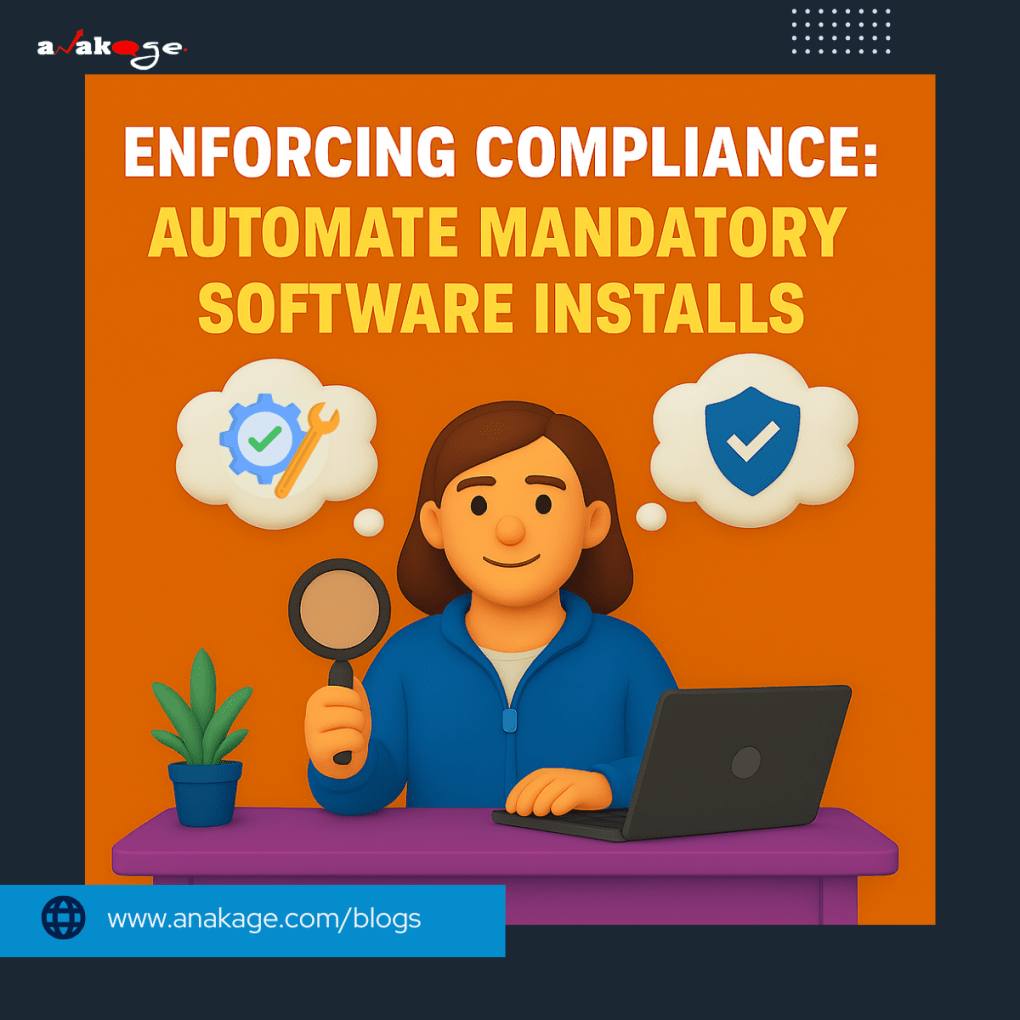 Compliance enforcement through software install automation