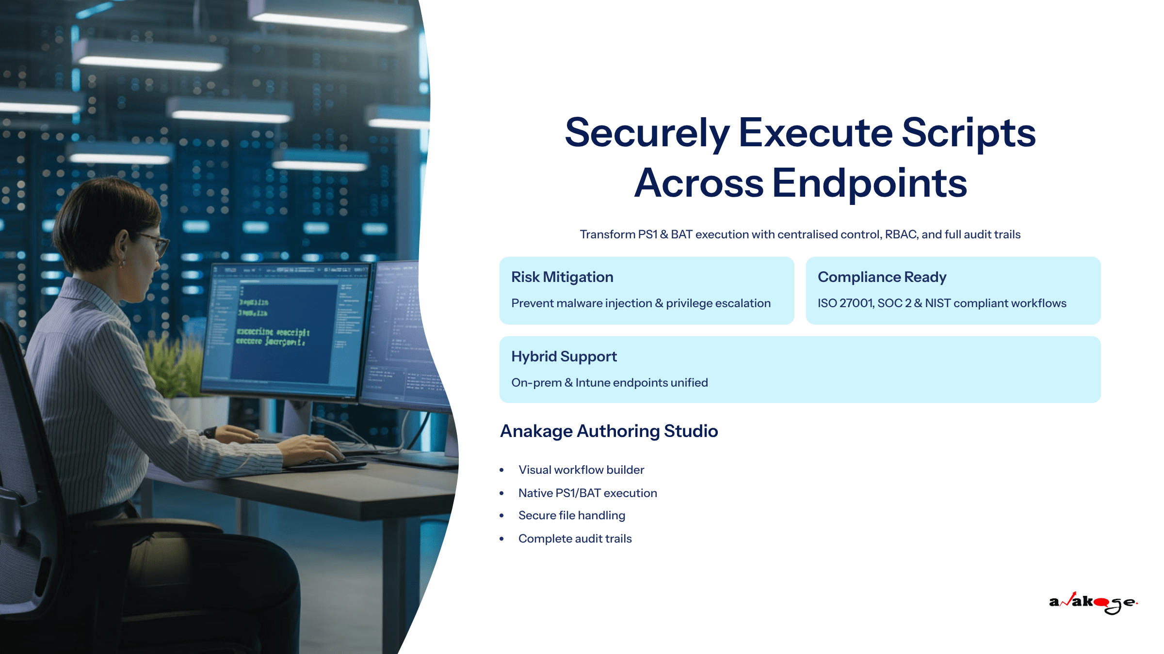 Transform PS1 & BAT execution with centralised control, RBAC, and full audit trails